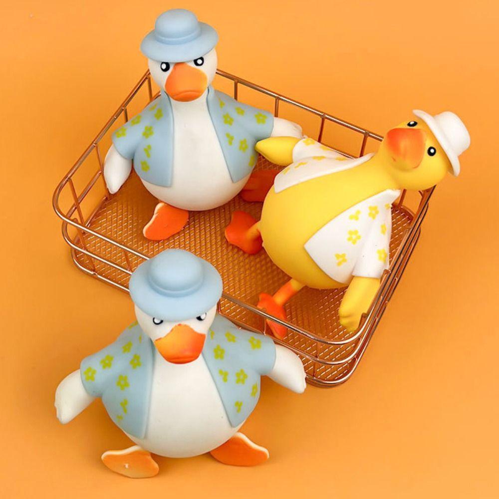 Đồ Chơi Nắn Bóp Đàn Hồi Giảm stress Hình Chú Vịt Hoạt Hình