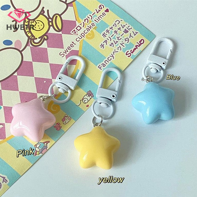 1 Móc Khóa Hình Ngôi Sao Hoạt Hình Đáng Yêu Cho Nữ