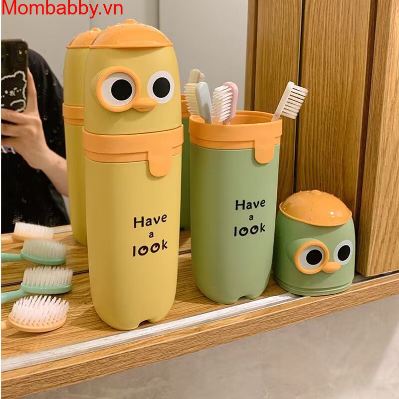 Hoạt Hình Hộp Đựng Bàn Chải Đánh Răng Có Nắp Đậy Tiện Dụng