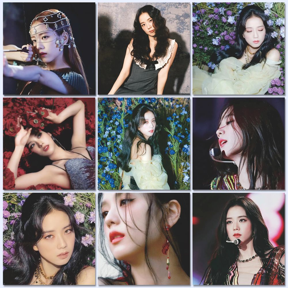 Sticker Nhãn Vở Blackpink Set 216 Miếng Dán Trang Trí laptop / Điện Thoại / Máy Tính Bảng In Hình blackpink jin zhixiu Chống Thấm Nước