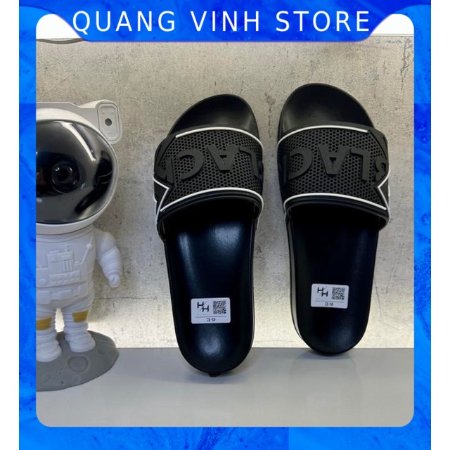 Dép quai ngang BLACK siêu phẩm cực kỳ sang chảnh  - Quang Vinh Store