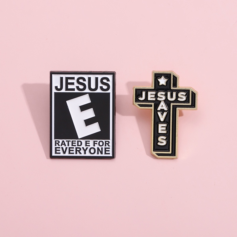 39 Phong Cách Phục Sinh Chúa Giêsu Series Men Chân Tôi Yêu Chúa Giêsu Văn Bản Kim Loại Trâm Cài Chữ Thập Huy Hiệu Quần Áo Phụ Kiện Trang Sức Quà Tặng