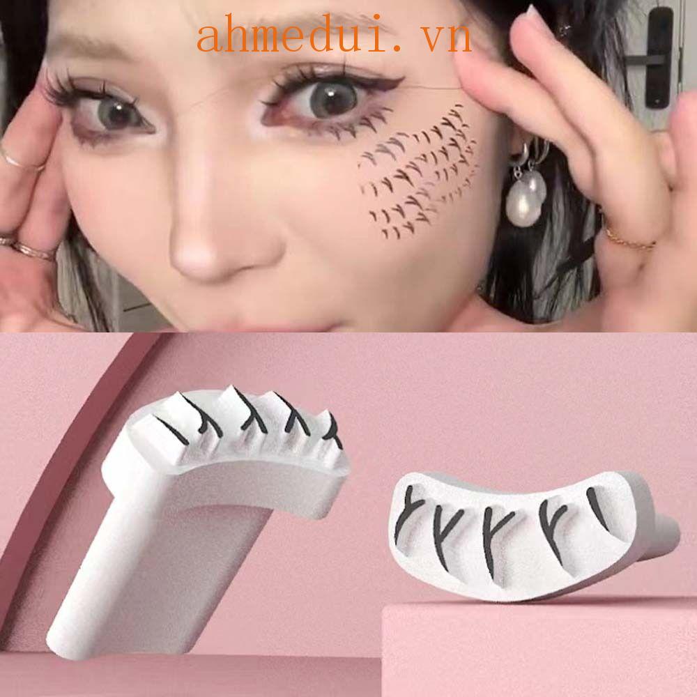 Ahmeduib Con Dấu In Hình Lông Mi Tự Nhiên Nhỏ Có Tay Cầm Trang Điểm Nhanh Chóng Dành Cho Bạn Nữ