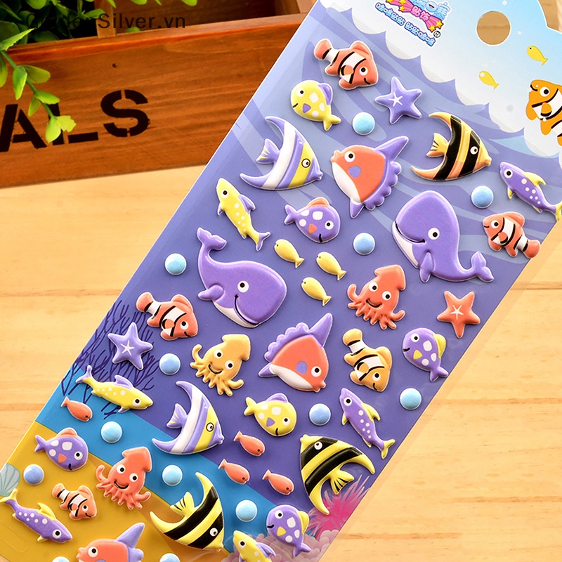 Goldsilver Hình Dán 3d Hình Cá Heo Cá Heo Sinh Động Cho Bé vn