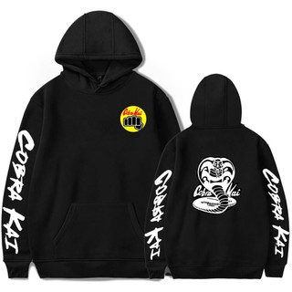 HOT Áo khoác cobra kai hop hoody cobra kai trùm đầu màu đen