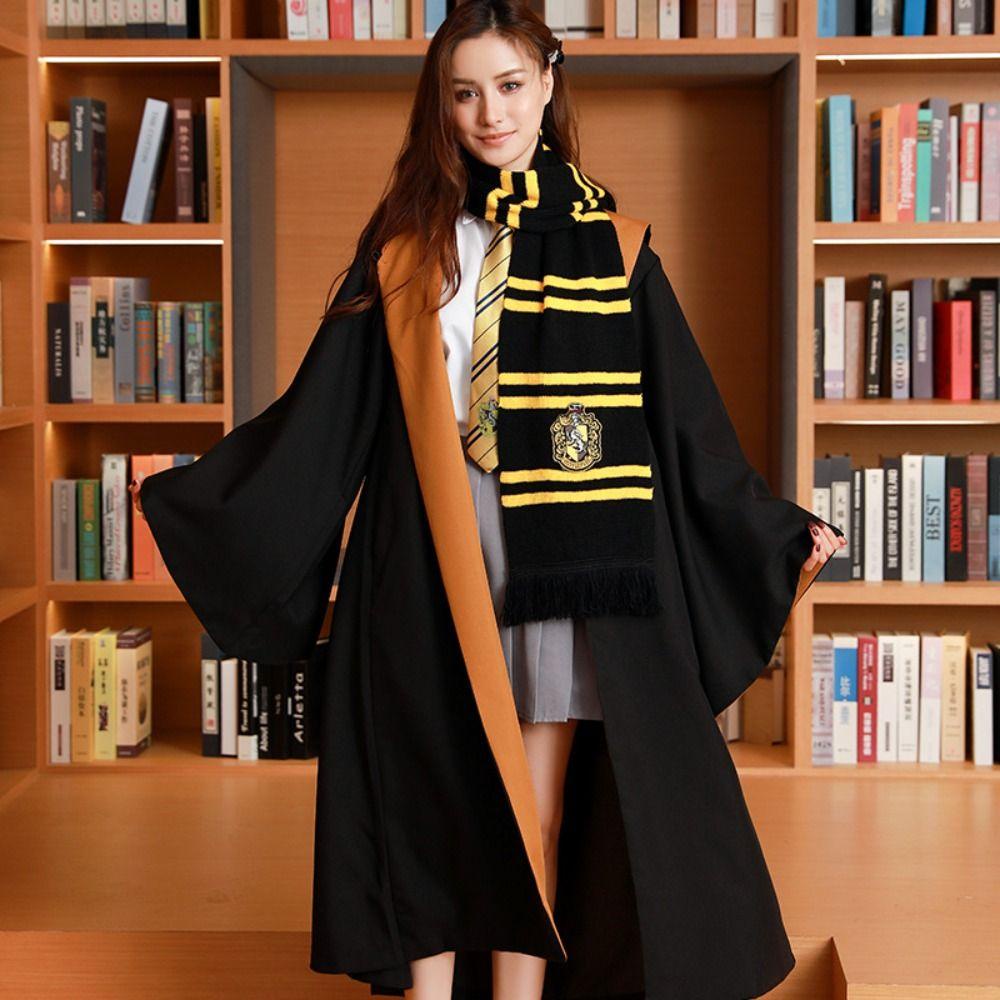 Shanhai Khăn Choàng Cổ harry Potter, Phong Cách Chuẩn Bị cashmere Mùa Đông Dày Dặn Thêu Tua Rua Với Huy Hiệu Dài Cho Nam