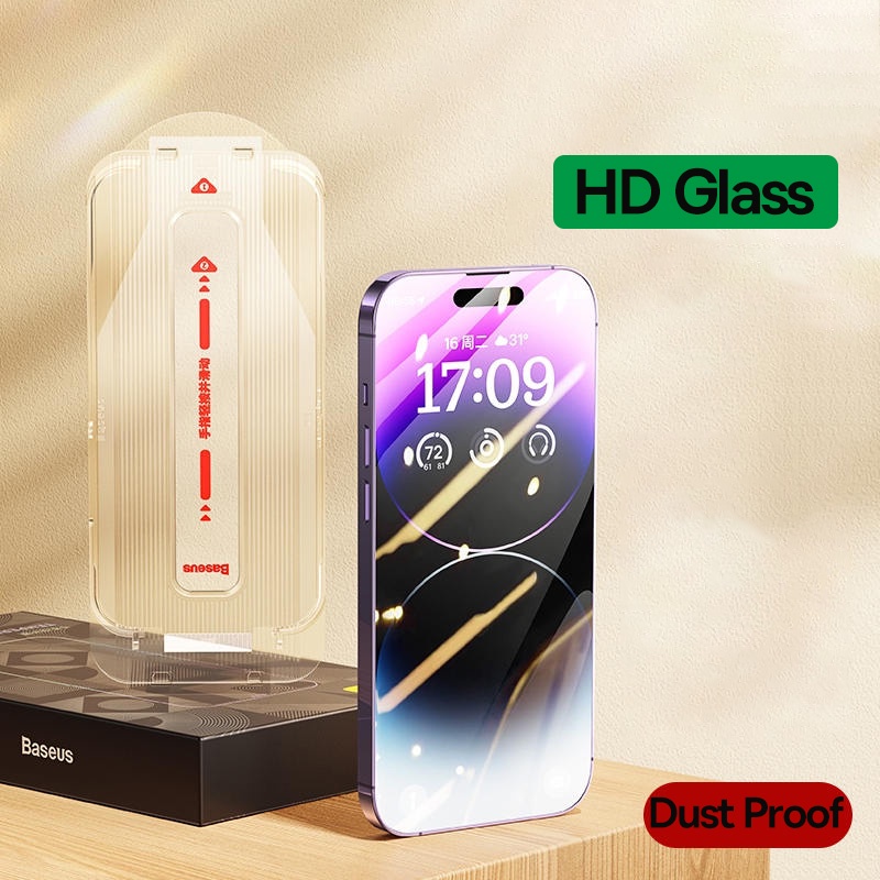 Baseus Kính Cường Lực Bảo Vệ Màn Hình 0.4mm Cho iphone 15 14 13 12 pro max xr x xs max
