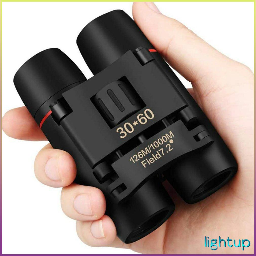 30*60 Binoculars Portable Pocket Foldable Waterproof Mountaineering Telescope