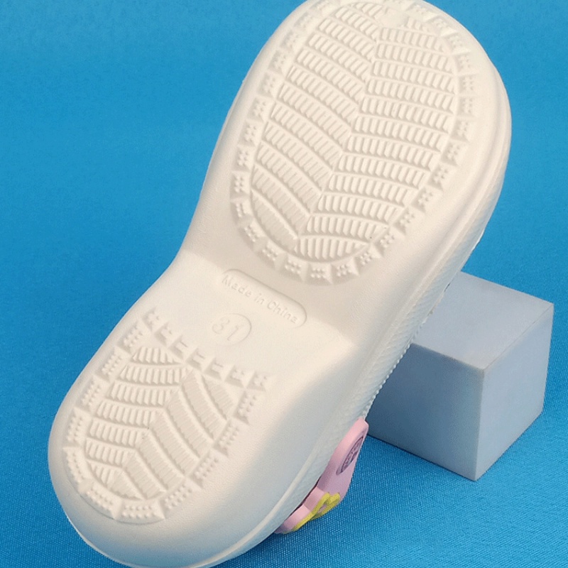 Hellokitty Xăng đan Nhựa eva Đế Dày Họa Tiết Hello Kitty Thời Trang Đi Biển Mùa Hè Cho Bé