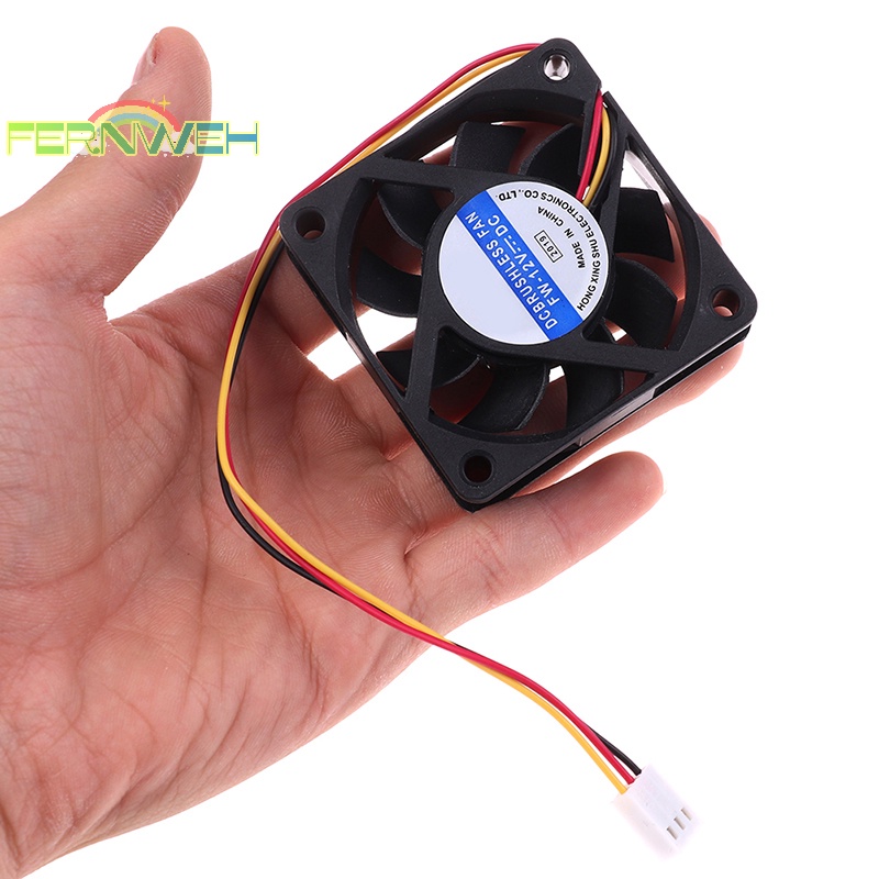 1 Chiếc Quạt Tản Nhiệt 12v 3pin 6010 60mm 60 * 60mm Chất Lượng Cao