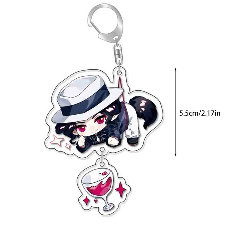 Móc Chìa Khóa Bằng acrylic Họa Tiết Hoạt Hình demon slayer kimetsu no yaiba tanjiro kamado