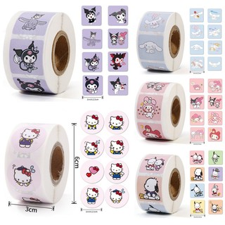 Set 200 Sticker Dán Trang Trí Hình sanrio Hoạt Hình Đáng Yêu
