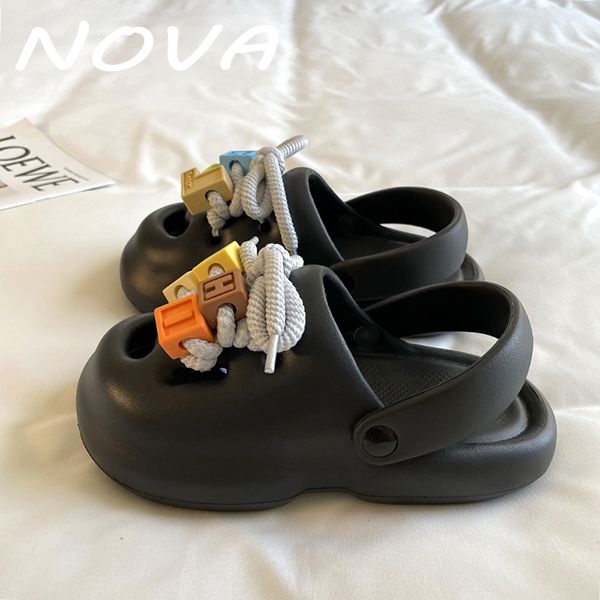 NOVA dép cross dép nữ dép bánh mì nữ dép bánh mì nữ Chống Trượt Thể thao Tinh tế Phóng khoáng Thanh lịch B21H0JG38Z230920