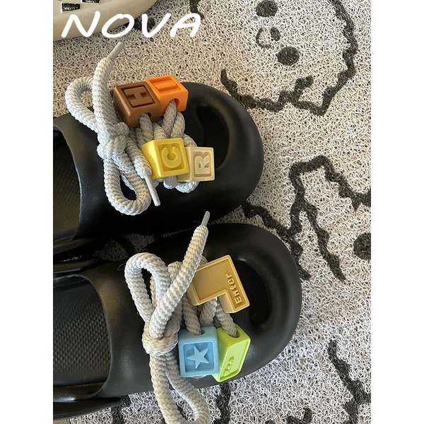 NOVA dép cross dép nữ dép bánh mì nữ dép bánh mì nữ Chống Trượt Thể thao Tinh tế Phóng khoáng Thanh lịch B21H0JG38Z230920