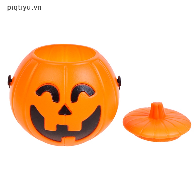 Pp Hộp Nhựa Đựng Kẹo Hình Bí Ngô Trang Trí halloween vn