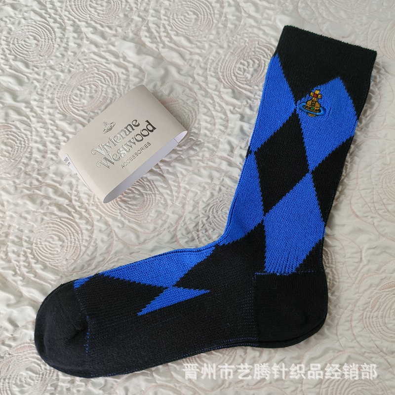 Vớ cotton Cổ Trung Thêu Họa Tiết Thời Trang Cho Nữ