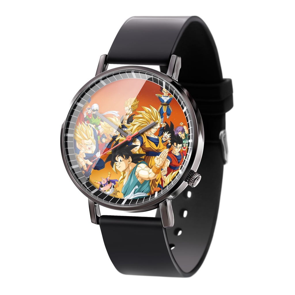 Đồng Hồ Thạch Anh Siêu Nhẹ Hình son goku anime dragon ball Thời Trang Hàn Quốc Cho Nam Nữ