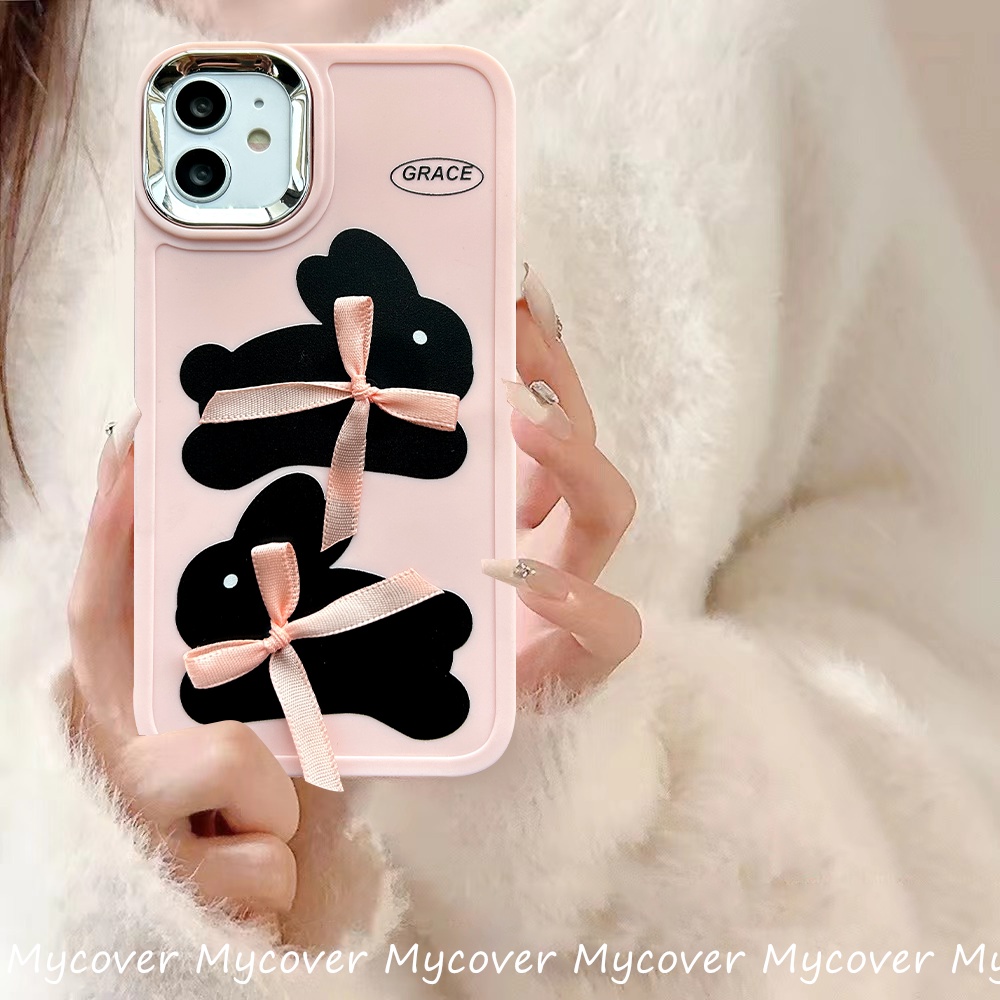 Ôp Điện Thoại Silicon Dẻo Tráng Gương 3d Hình Cô Gái Dễ Thương Cho iphone 11 12 13 14 15 pro max x xr xs 8 7 6 plus se 2020 Ốp