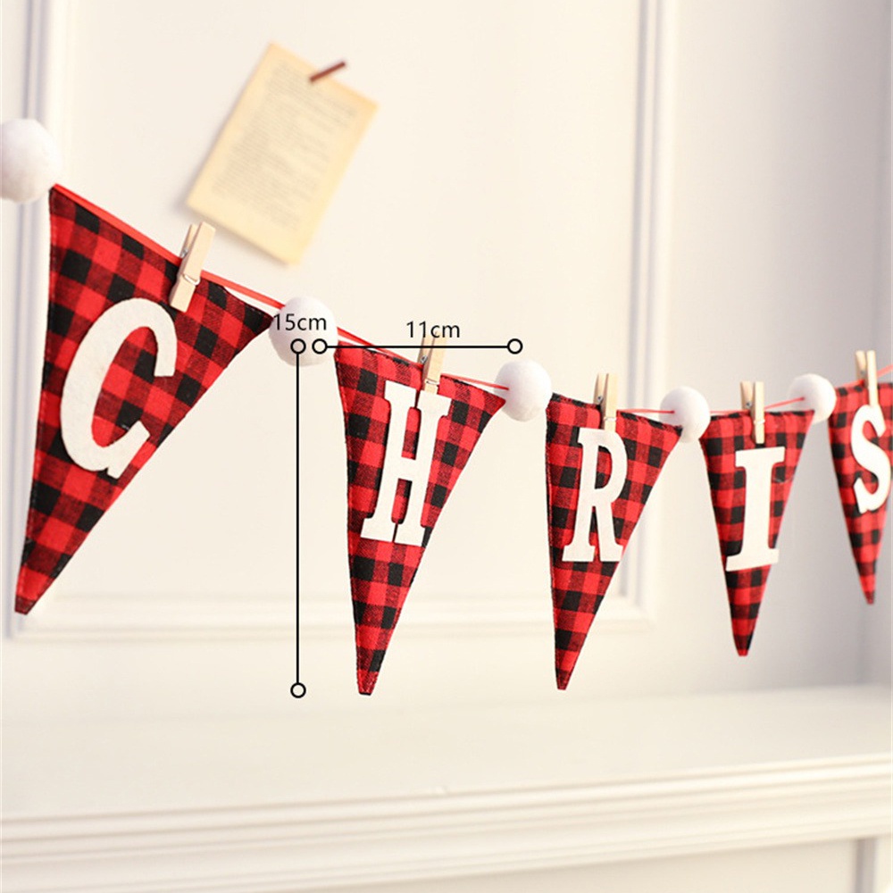 Cờ Giáng Sinh Treo Đồ Trang Trí Cây Thông Noel Sáng Tạo Không Khí Cảnh Trang Trí Đồ Trang Trí Nhỏ Vớ Giáng Sinh Mặt Dây Chuyền