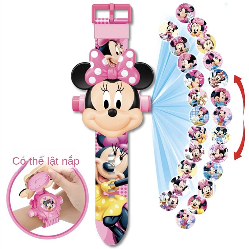 Đồng hồ chiếu hình 3D điện tử, Đồng hồ điện tử trẻ em chiếu hình 3D cho bé gái và bé trai