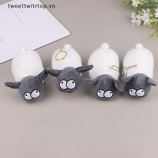 Móc khóa hình cừu nhồi bông đáng yêu