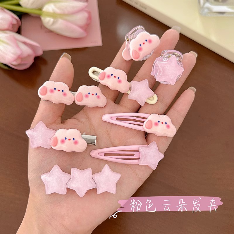 Kẹp Tóc Đám Mây / Ngôi Sao / Đám Mây Dễ Thương Cho Bé Gái