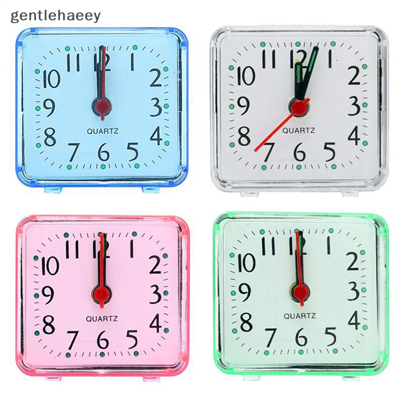 Đồng Hồ Báo Thức Để Bàn Hình Vuông Nhỏ Gọn Dễ Thương