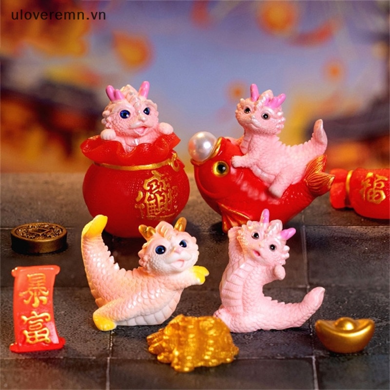 Uloveremn Tượng Rồng mini Dễ Thương Trang Trí Năm 2023