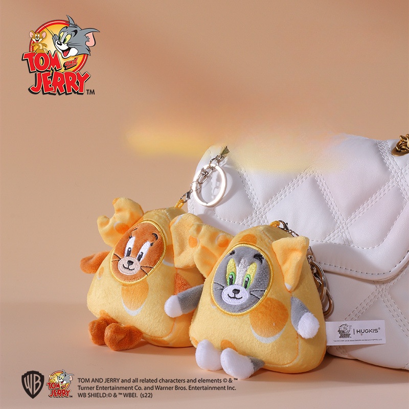 Móc Khóa Hình tom Và jerry Nhồi Bông Sáng Tạo