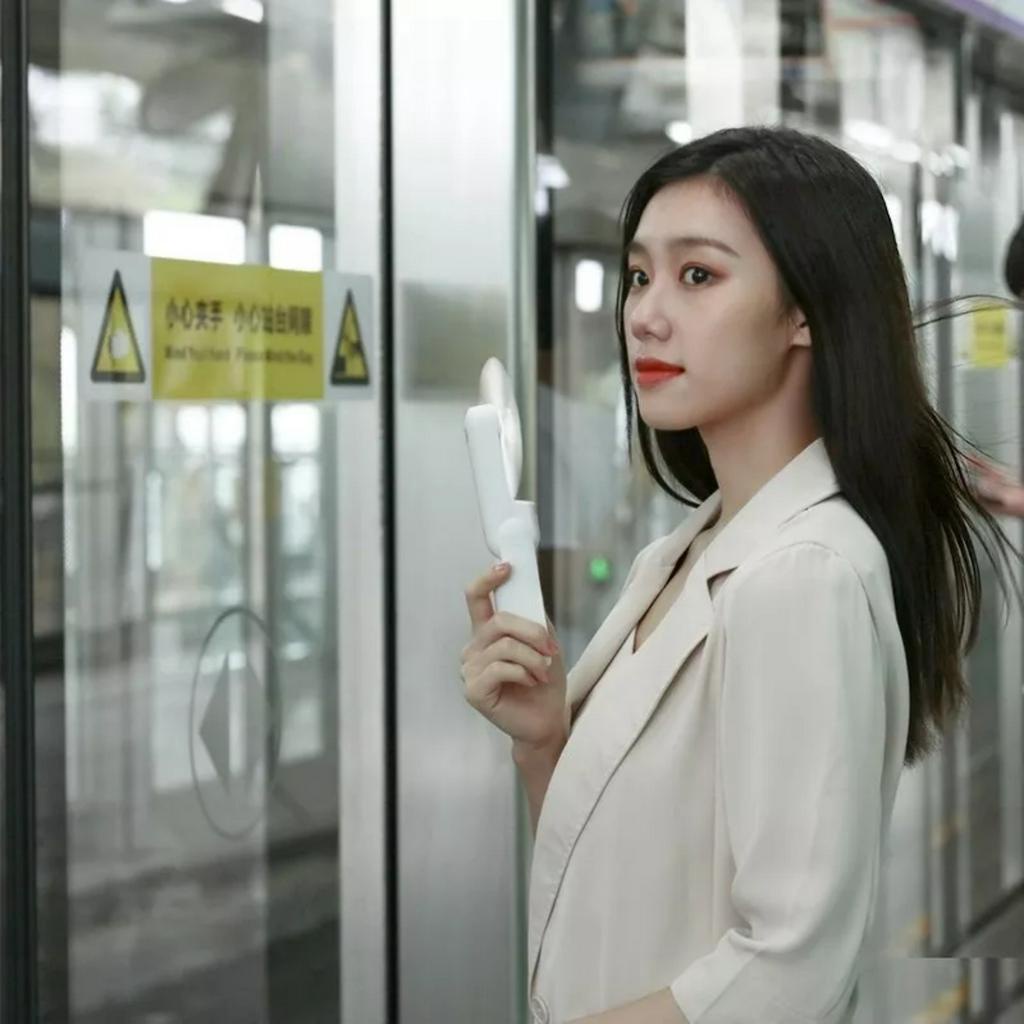 PVN59477 Quạt cầm tay mini JISULIFE đầu USB đa năng 2000mAh