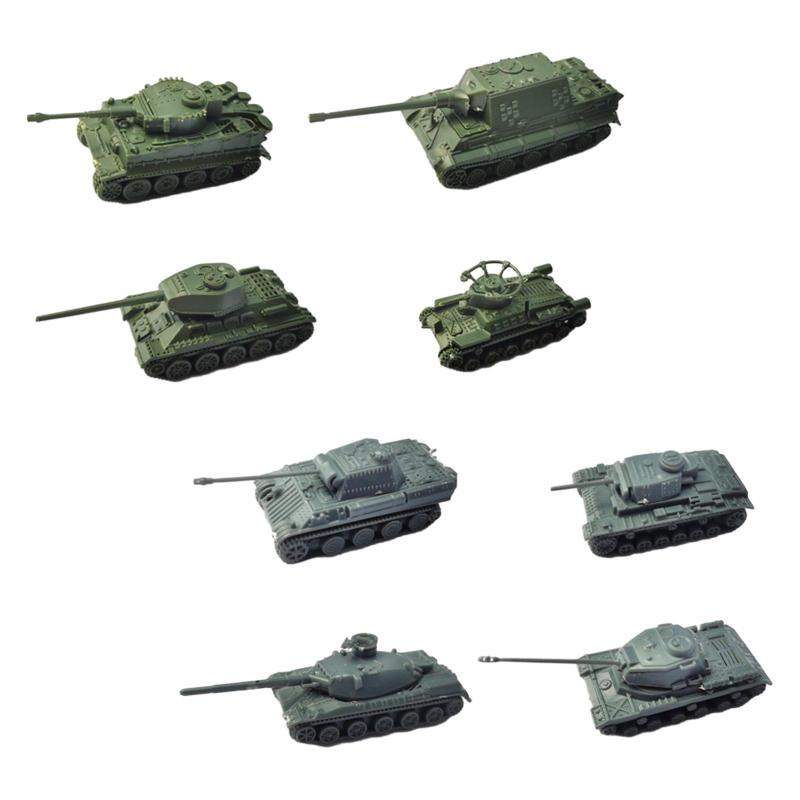 8 Mô Hình Xe Tăng t34 / 85 Tự Lắp Ráp Tỉ Lệ 1: 144