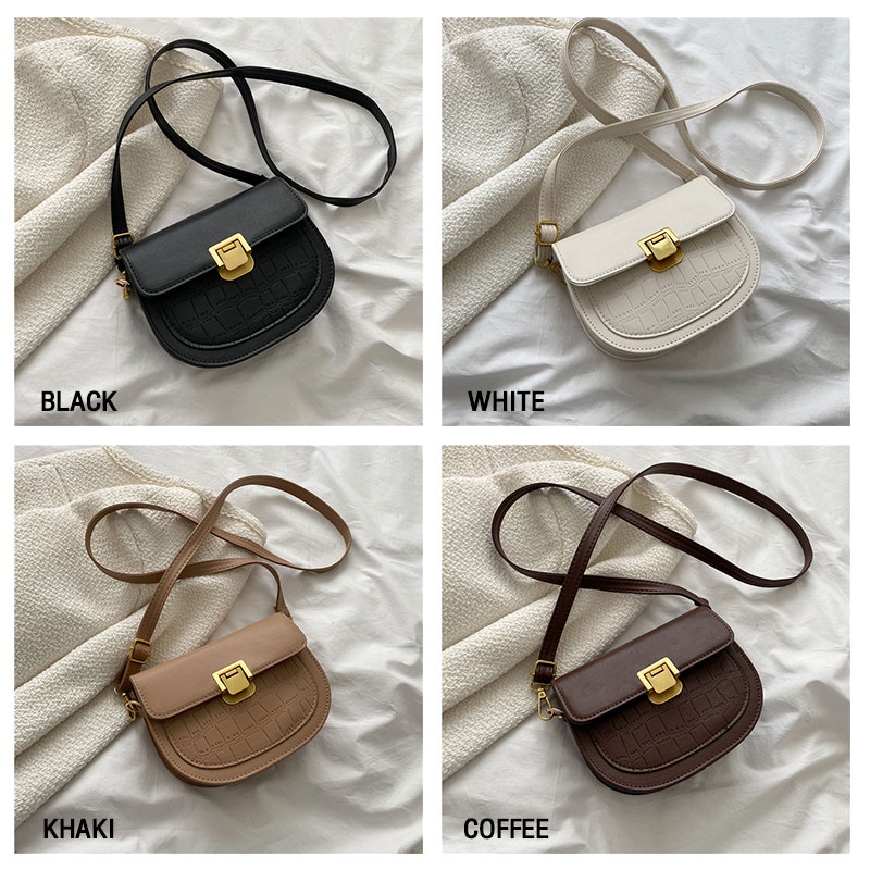 Deere Túi Đeo Chéo Vai Hình Yên Ngựa Phong Cách Âu Mỹ Cổ Điển Thời Trang Cho Nữ