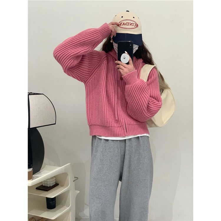 Áo Len áo khoác cardigan áo cardigan Thời trang hàn quốc