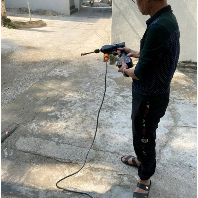 Máy Bơm Rửa Xe Mini Dùng Pin 48v | BigBuy360 - bigbuy360.vn