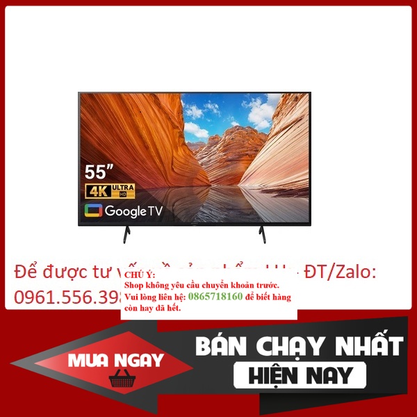 * Smart Tivi Sony 55 Inch 4K UHD KD-55X85J &lt; Chính hãng BH:24 tháng tại nhà toàn quốc&gt;