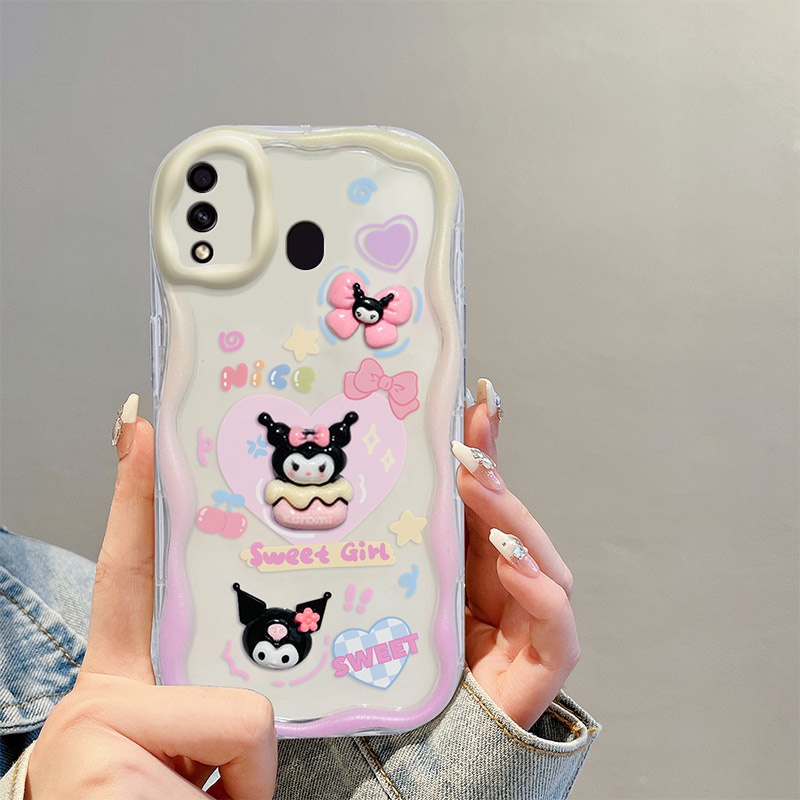 Ốp lưng samsung a10s Dễ Thương Ốp Điện Thoại Chống Sốc Hình Búp Bê Hoạt Hình 3d Thời Trang Cho samsung a10s