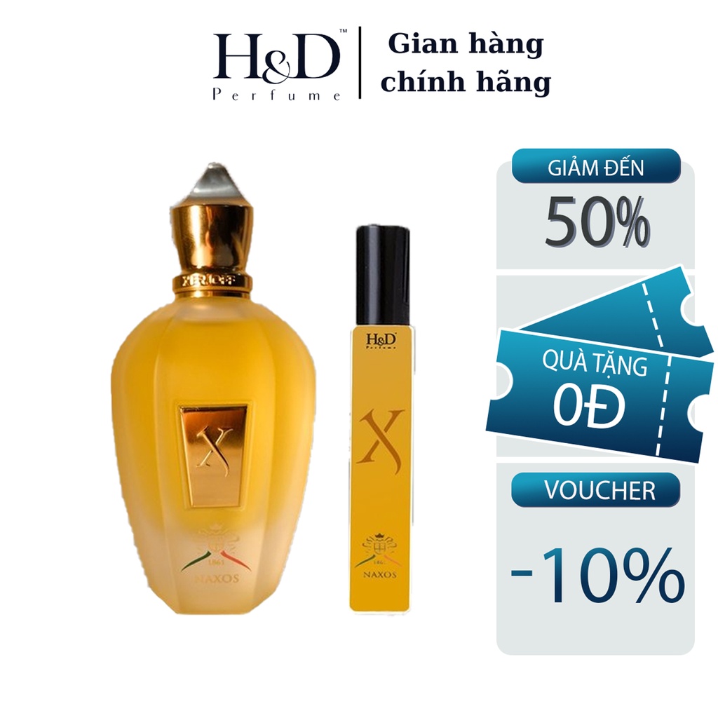 Nước hoa Unisex Xerjoff 1861 Naxos Cuốn hút Sang trọng Đẳng cấp 5ml/10ml/20ml HD Perfume