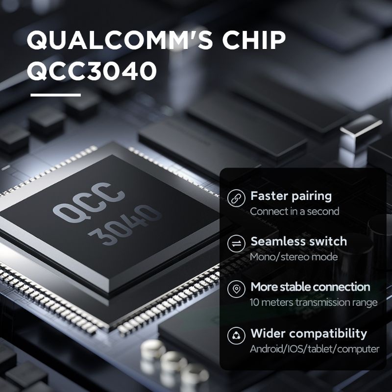 Tai nghe Haylou Morods T33 Qualcomm QCC3040 Bluetooth- HSHOP