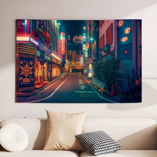 Tranh Vải Phong Cảnh Anime Trang Trí Nhà Cửa, Thảm Vải Treo Tường Decor Phòng Ngủ Phòng Khách