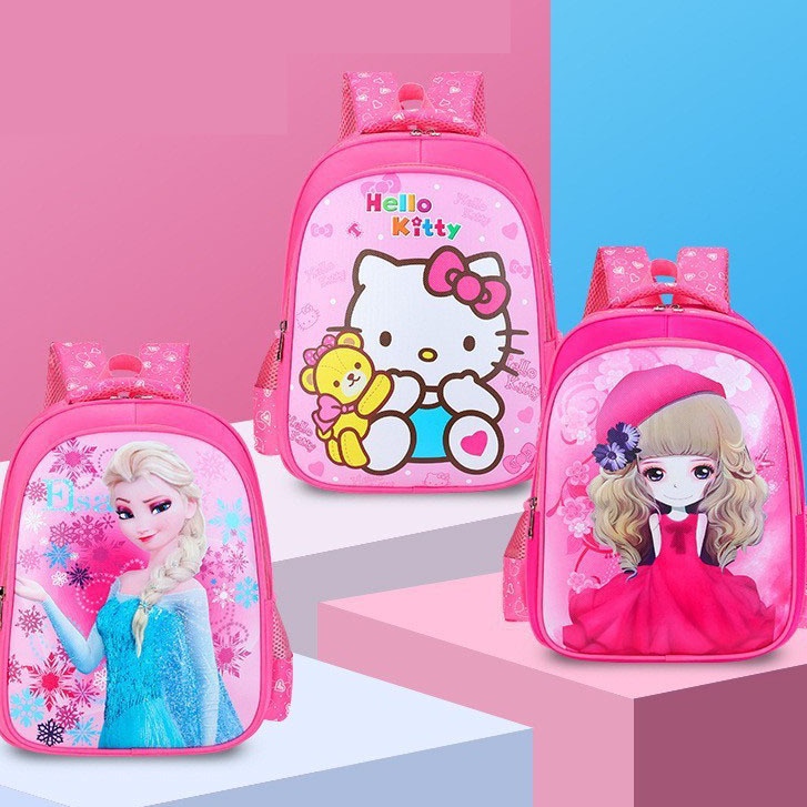 Balo Học Sinh Tiểu Học Cho Bé Gái Bé Trai ❤️ ĐỦ SIZE❤️ Balo Cho Bé Cấp 1 Có Phản Quang,Chống Thấm Nước hình siêu nhân