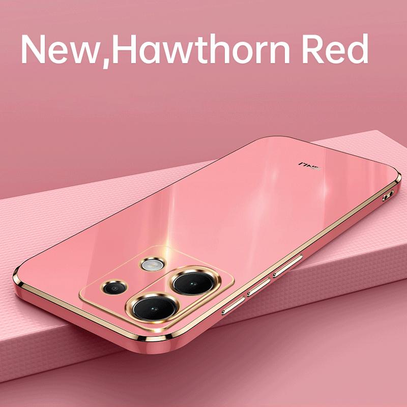 Ôp Điện Thoại Silicon Dẻo Tráng Gương 6d Sang Trọng Thời Trang Cho xiaomi redmi note 13 pro 5g redmi note 13pro 2023 Ốp