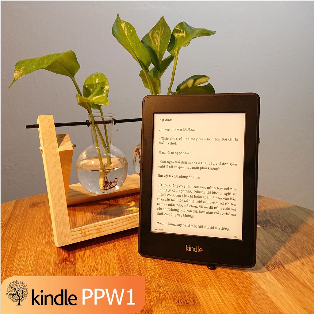 Máy Đọc Sách Có Đèn Nền Kindle Paperwhite 1 Chính Hãng