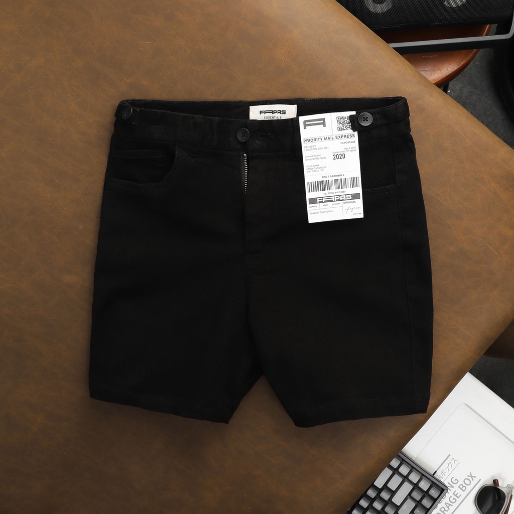 Quần Shorts Nam Vải Kaki Dày Dặn Form Relaxed FAPAS