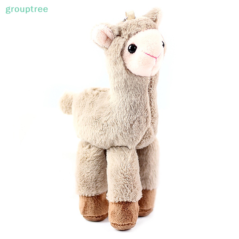 Đồ Chơi Thú Nhồi Bông Hình Lạc Đà alpaca llama Cỏ Nhồi Bông Nhỏ Dễ Thương Làm Quà Tặng Giáng Sinh Cho Bé prta
