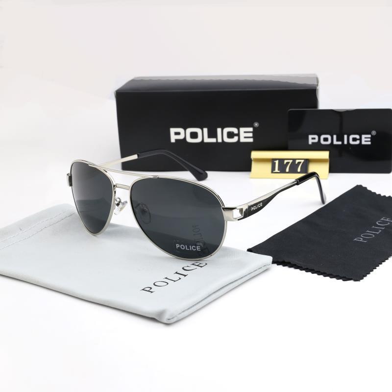 Thời Trang Kính Mát Phân Cực Gọng Kim Loại Cho Nam