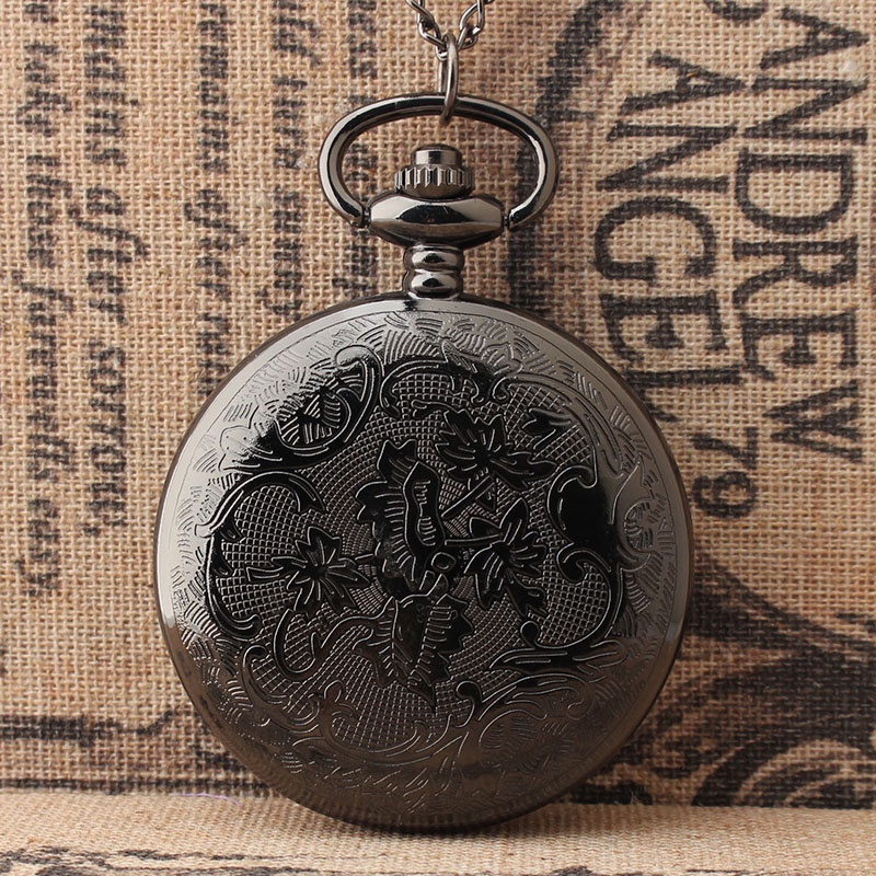 Đồng Hồ Quả Quýt Chạm Khắc Ngôi Sao Mặt Trăng Phong Cách Âu Mỹ 2017