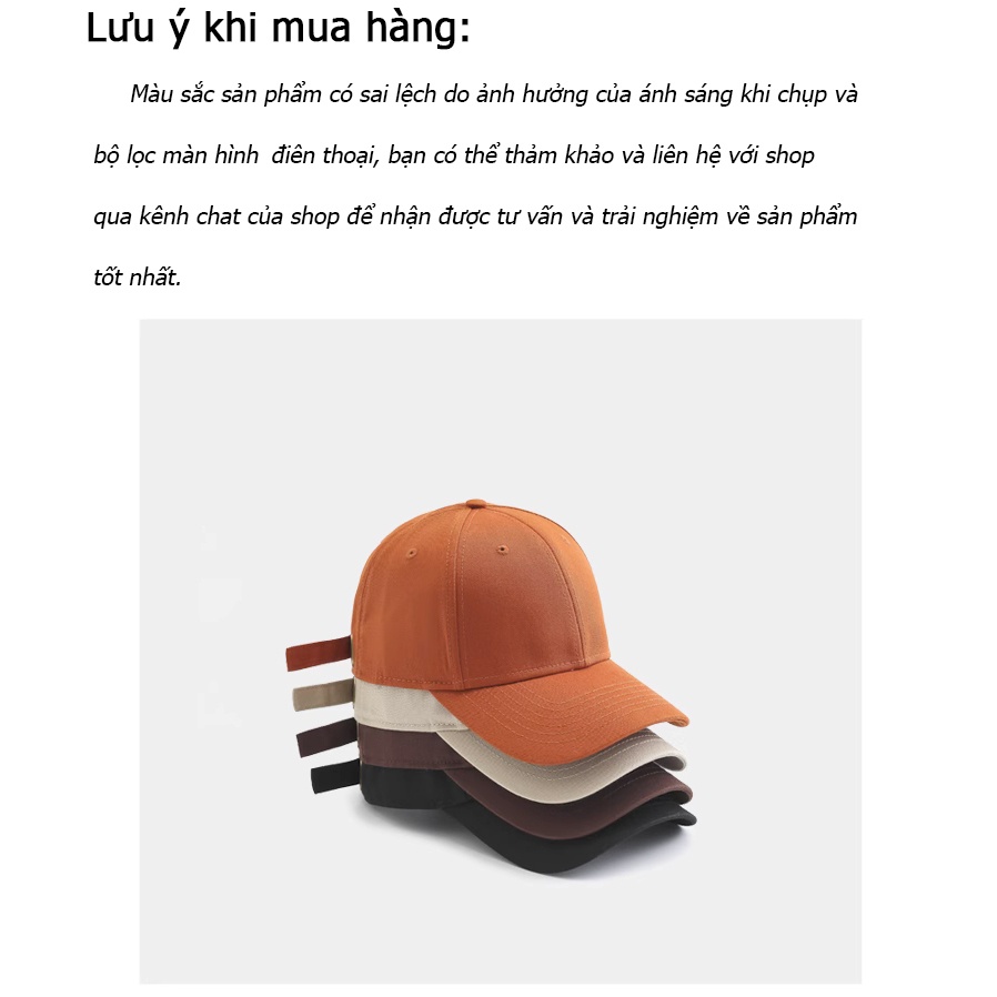 Nón Lưỡi Trai Trơn Đơn Giản Nam Nữ Unisex Thời Trang |TAYSONE|