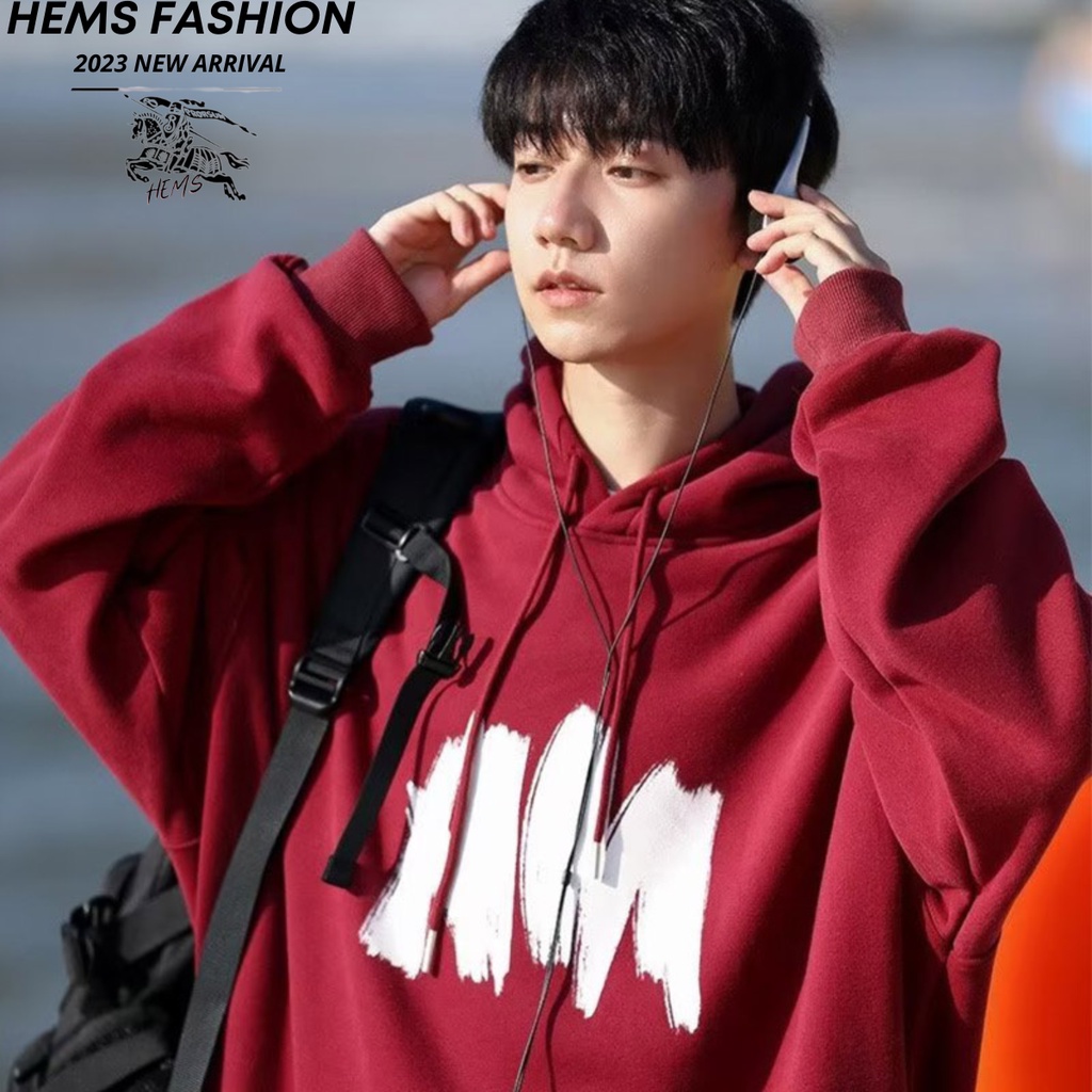 Áo Hoodie Nỉ Bông AM Unisex, Áo Hoodie Basic Hottrend 2023 Hems Fashion