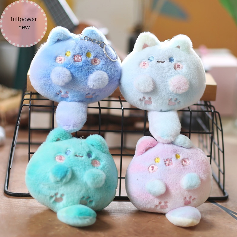 Fullpowernew Móc Khóa Hình Mèo Nhồi Bông Nhiều Màu Đáng Yêu Cho Bé vn