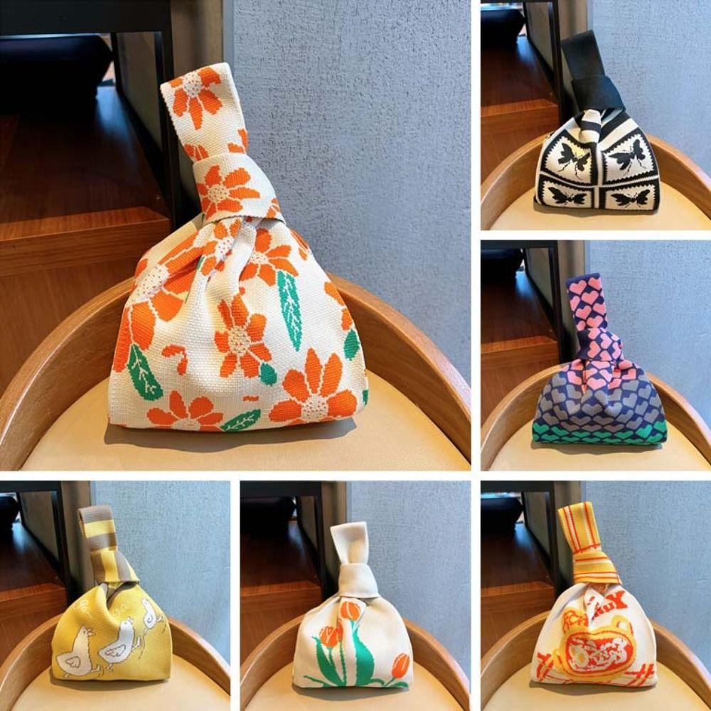 Ular Túi Xách Đan Len Đeo Chéo Thời Trang Nữ